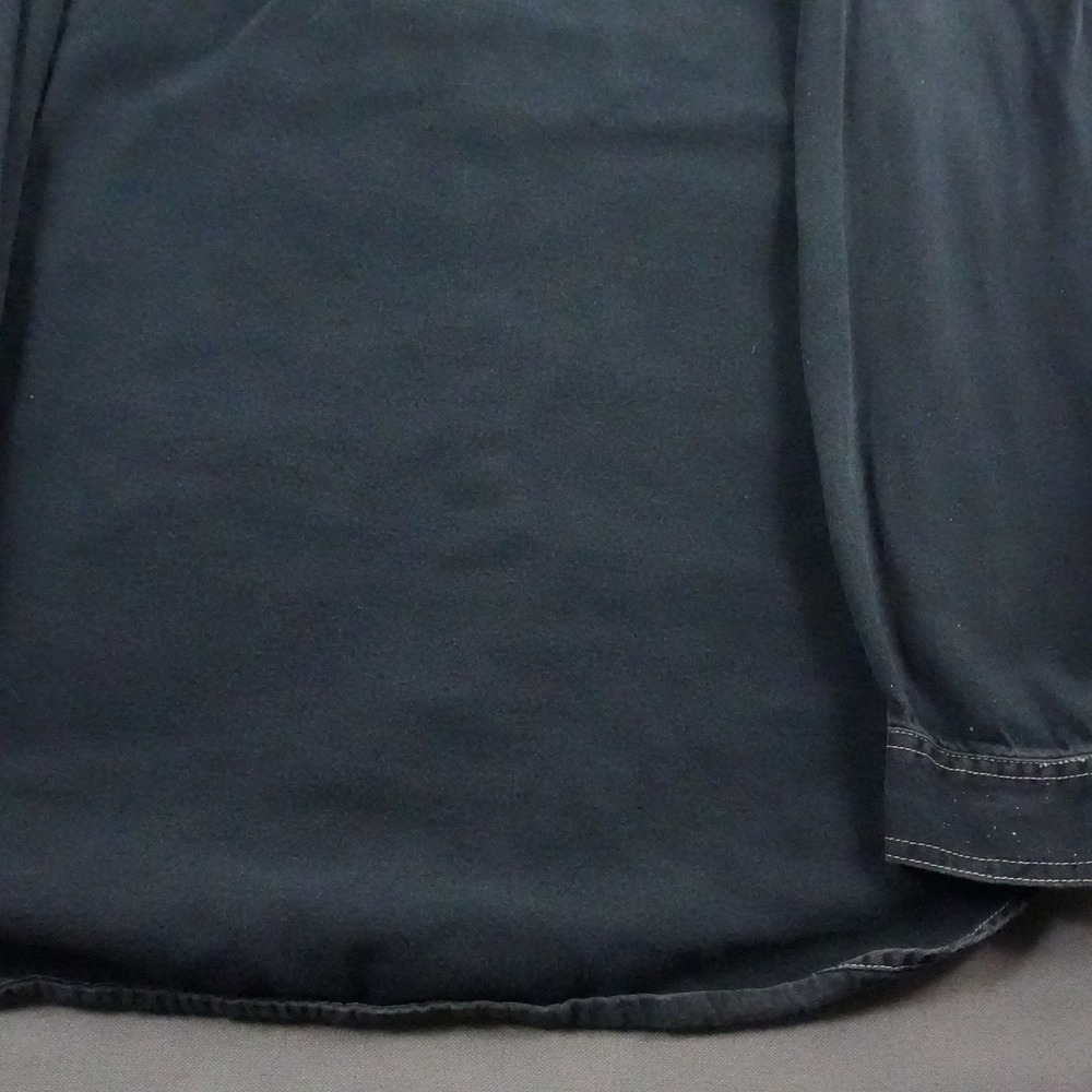 Vintage Levi's Red Tab Chambray Stitched Long Sleeve Men's Dark Denim Shirt XL - Picture 15 of 16